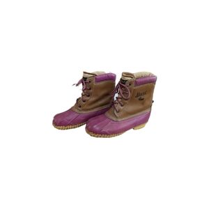 Bass toddler pink and tan duck boots Size 4T